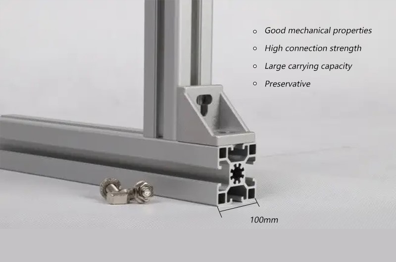 100mm T-slot aluminum extrusion profile